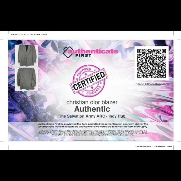 Christian Dior Gray Double Breasted Blazer - Picture 4 of 9